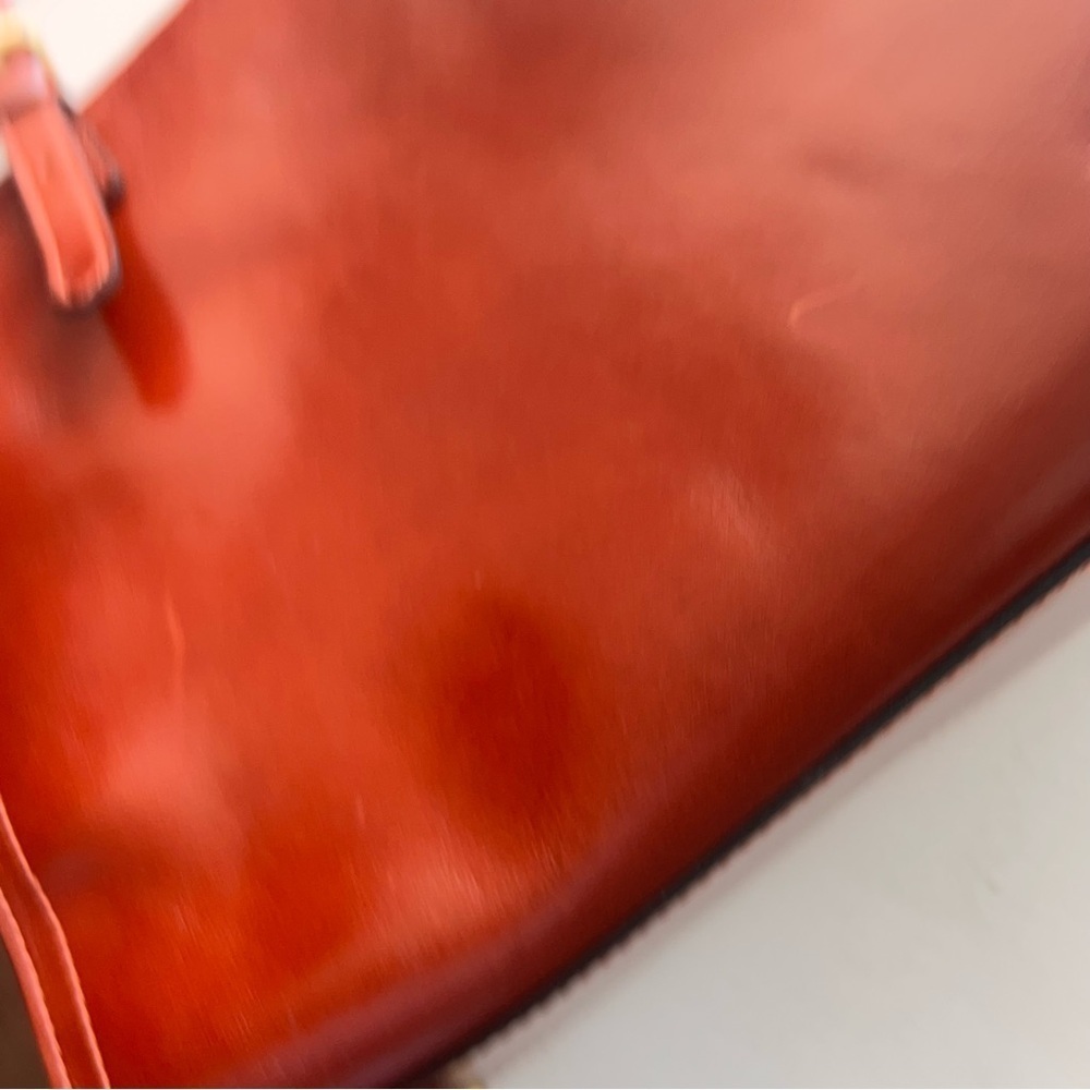 Patricia Nash Leather Genevieve Tan Filligree Satchel/Tote - Picture 6 of 13